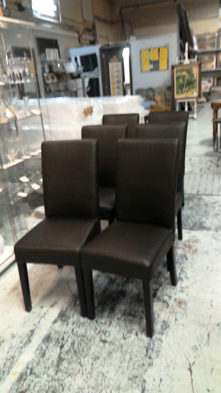 Achat Lot De Chaises Simili Cuir Occasion Braine L Alleud Troc