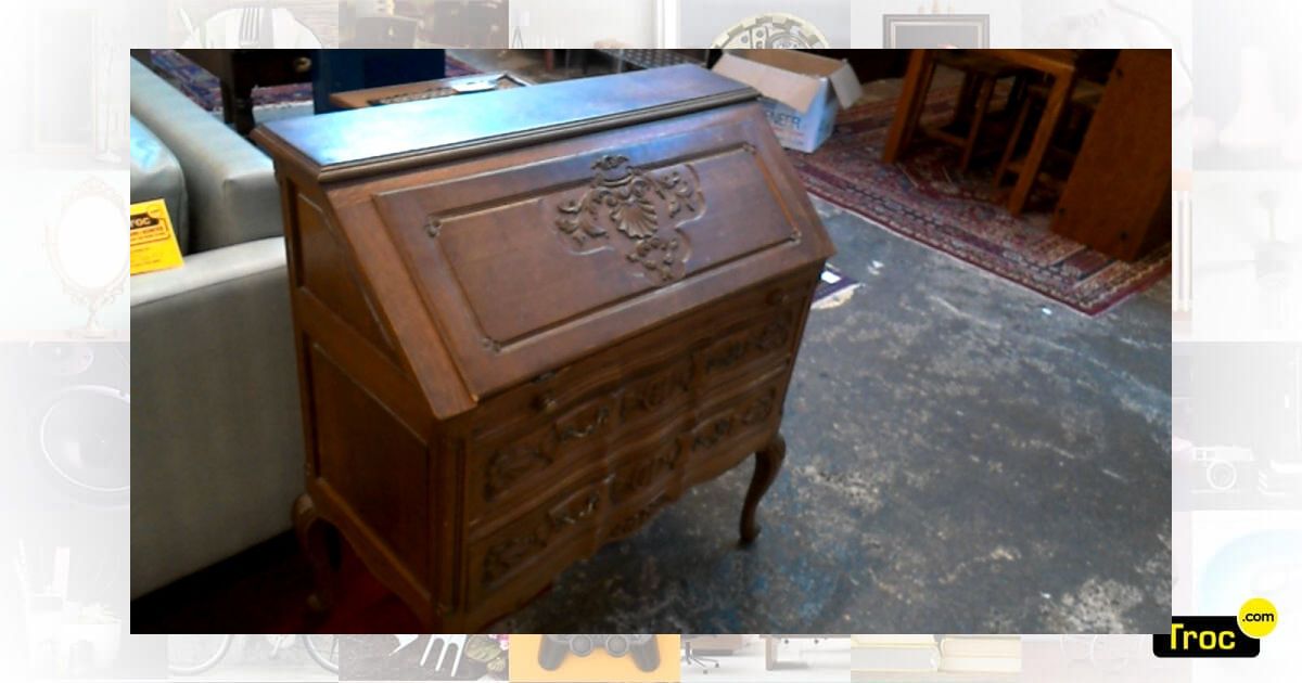 Achat Secretaire Dos D Ane Chene Occasion Uccle Troc